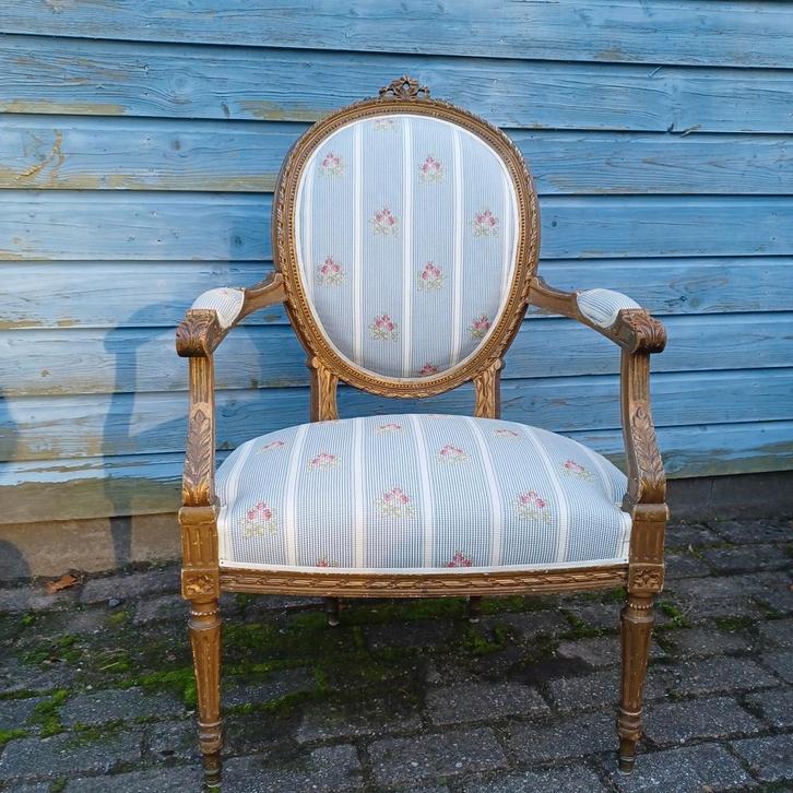 Frans Boudoir stoel/stoeltje/stoel, Antiek en Kunst, Curiosa en Brocante, Ophalen
