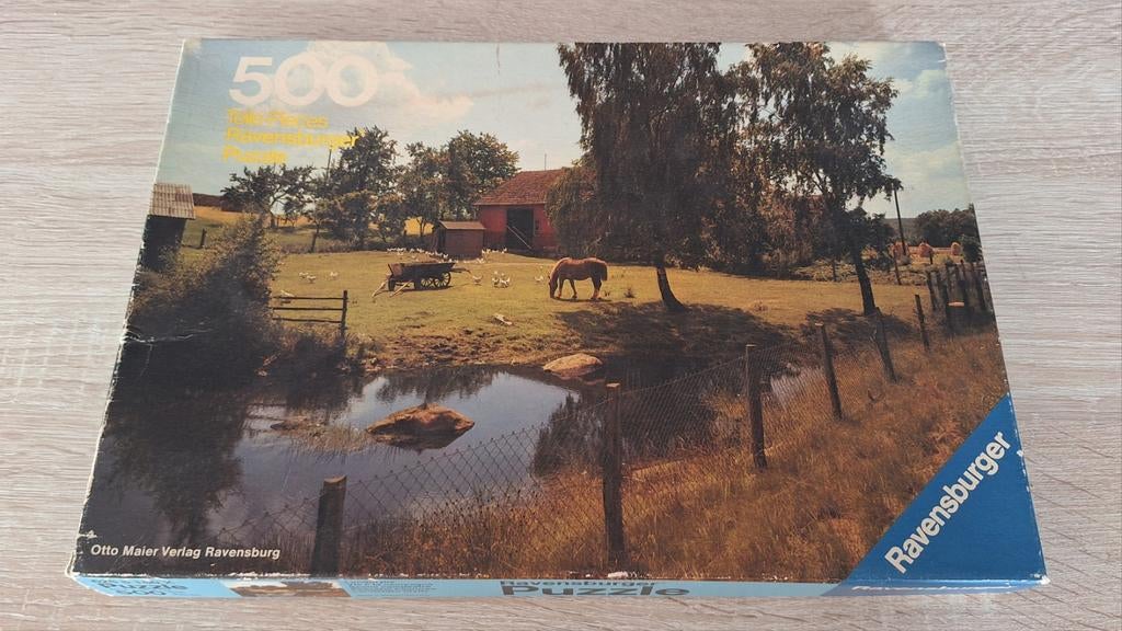 Ravensburger puzzel 500 stukjes - Boerderij, Ophalen of Verzenden, 500 t/m 1500 stukjes, Gebruikt