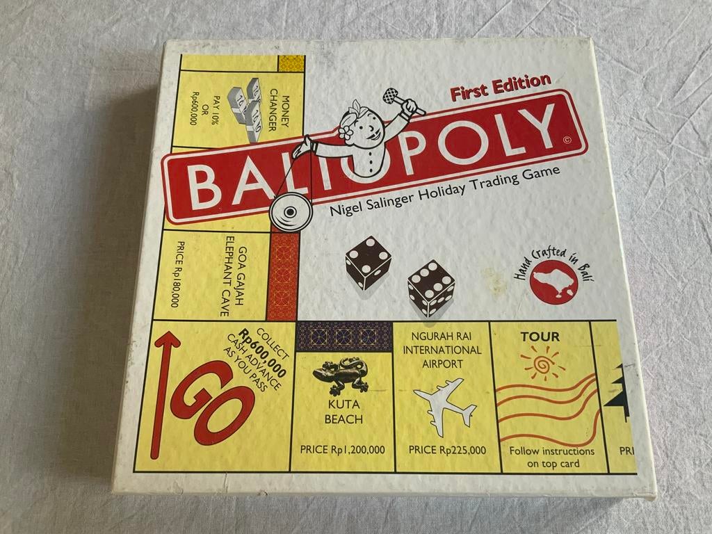 BaliOpoly, Hobby en Vrije tijd, Gezelschapsspellen | Bordspellen, Vijf spelers of meer, Ophalen of Verzenden, Gebruikt