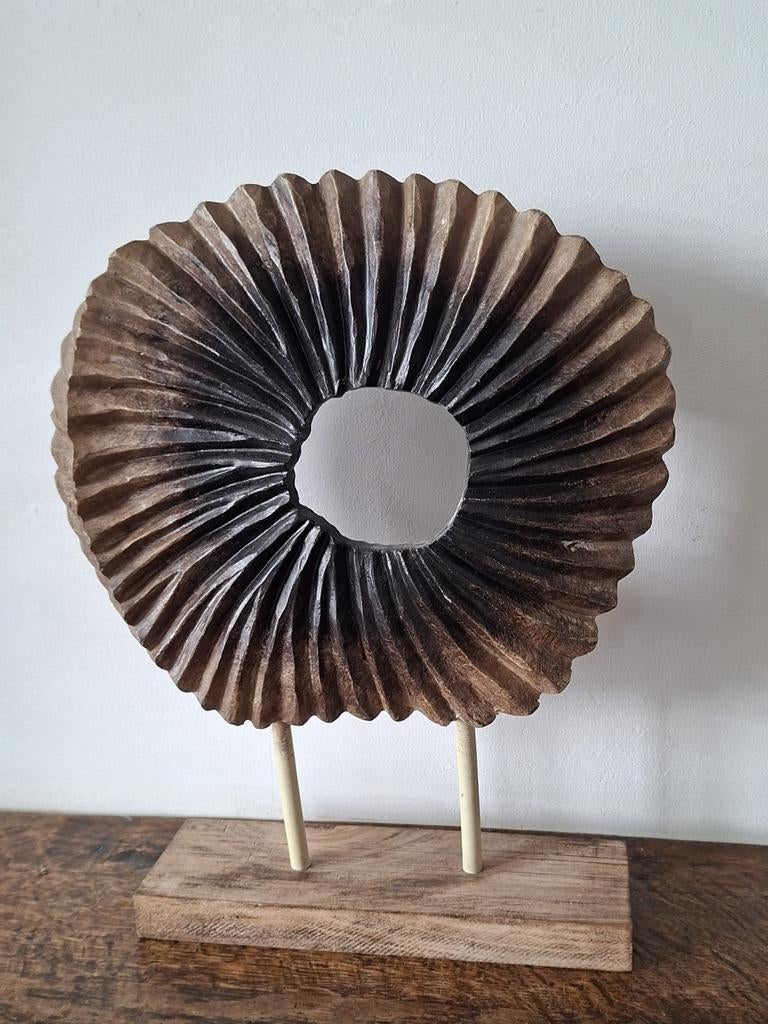Decoratief houten ornament - Landelijk stoer sober, Huis en Inrichting, Woonaccessoires | Overige, Ophalen of Verzenden