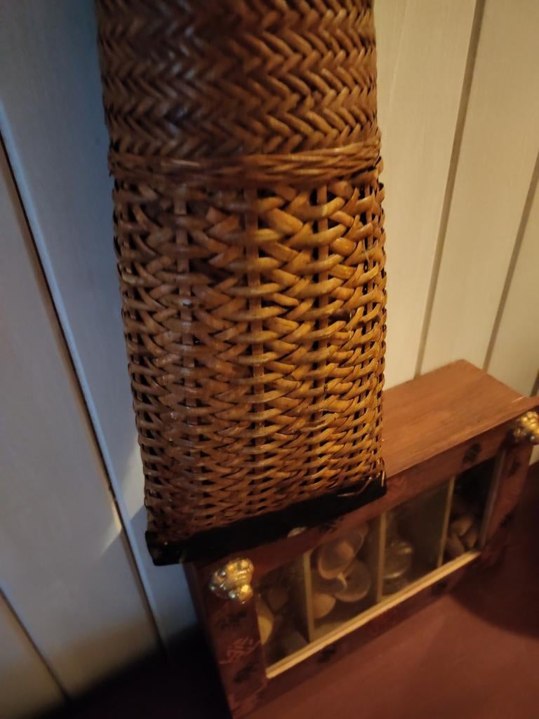 Lombok mand, handwerk voor wierook, bloemen, Huis en Inrichting, Woonaccessoires | Overige, Ophalen of Verzenden, Nieuw