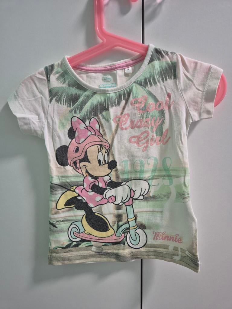 Minnie Mouse T-shirt - Maat 92, Kinderen en Baby's, Kinderkleding | Overige, Ophalen of Verzenden, Gebruikt, Disney, Meisje