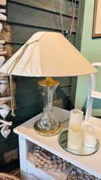 Nachtmann Leuchten Design Tafellamp - Glas en Goud, Ophalen of Verzenden, Zo goed als nieuw, Glas, 50 tot 75 cm