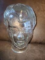 Glazen hoofd decoratie geheel onbeschadigd, Verzamelen, Ophalen of Verzenden, Audio en Video