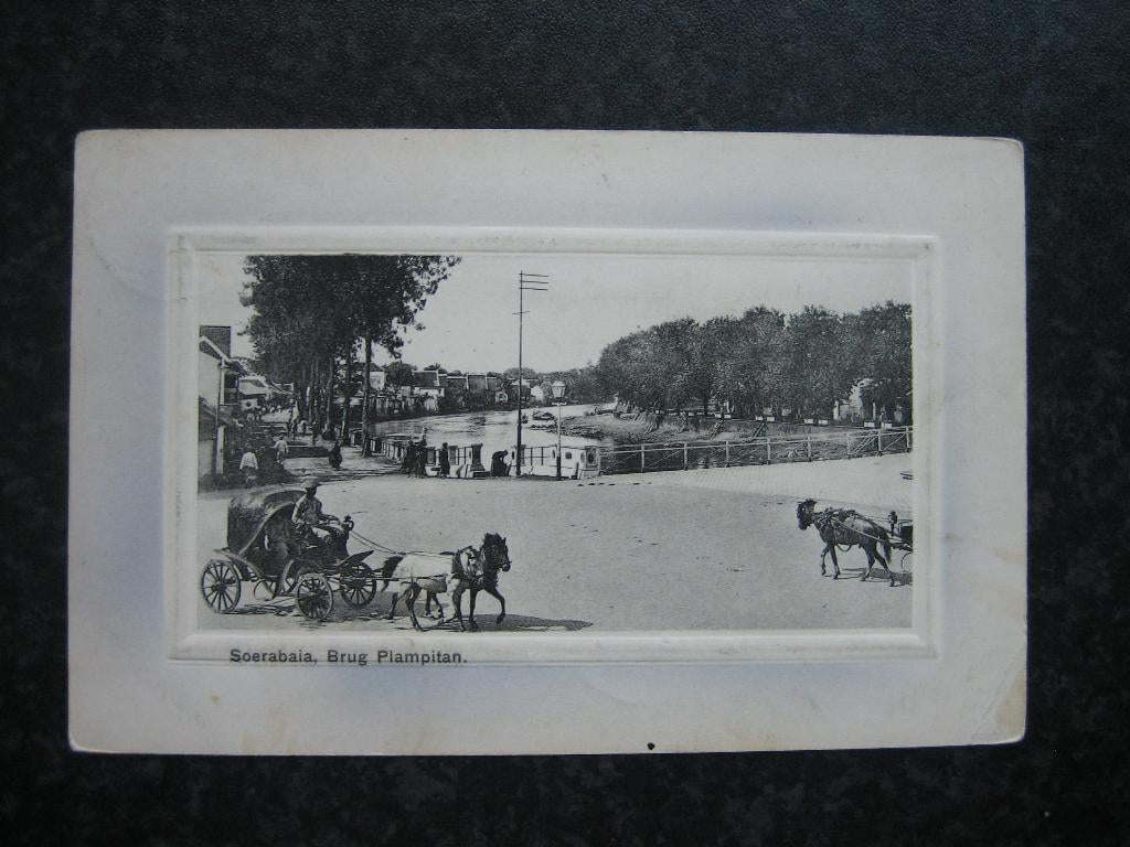 NEDERLANDSCH INDIE  Soerabaja Brug Plampitan 1912 zegel111EF, Ophalen of Verzenden, Voor 1920, Buiten Europa