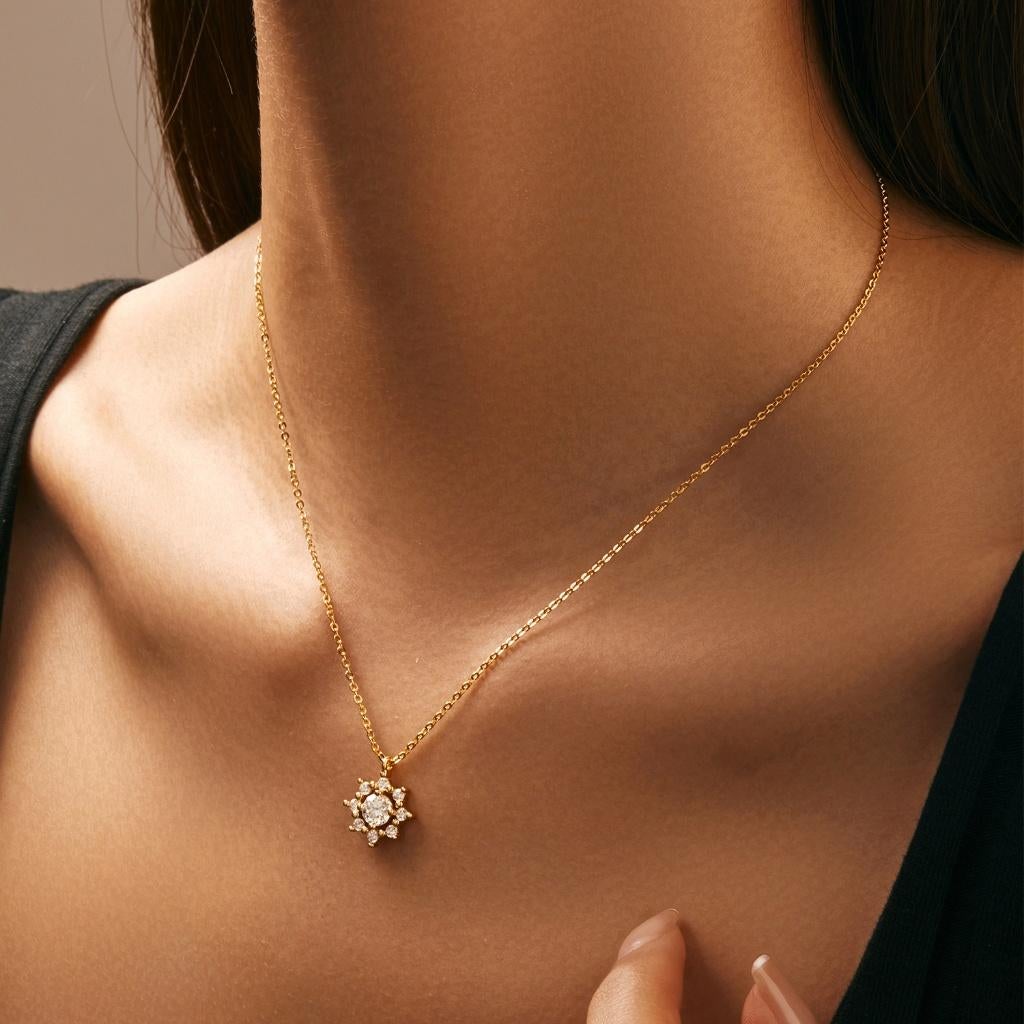 Ketting met Moissanite