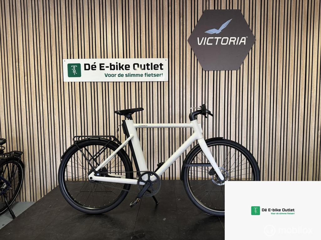 Cowboy CLASSIC WHITE 5500KM TOPSTAAT GARANTIE BTW, Fietsen en Brommers, Elektrische fietsen, Gebruikt, Cowboy