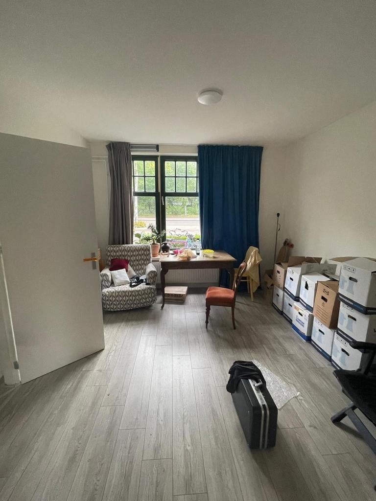 Laminaat eikenhout grijs 15 - 20 m², Ophalen, 50 tot 150 cm, Zo goed als nieuw, 10 m² of meer