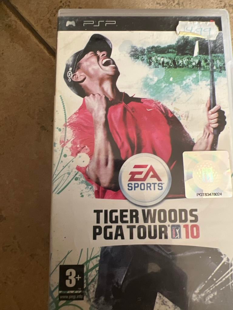 Tiger Woods PGA Tour 10 - PSP Golf Game, Gebruikt, 1 speler, Ophalen of Verzenden, Vanaf 3 jaar