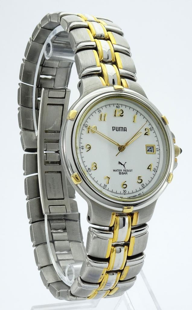 Puma heren horloge Nieuw Quartz  Nieuw, Staal, Staal, Polshorloge, Nieuw