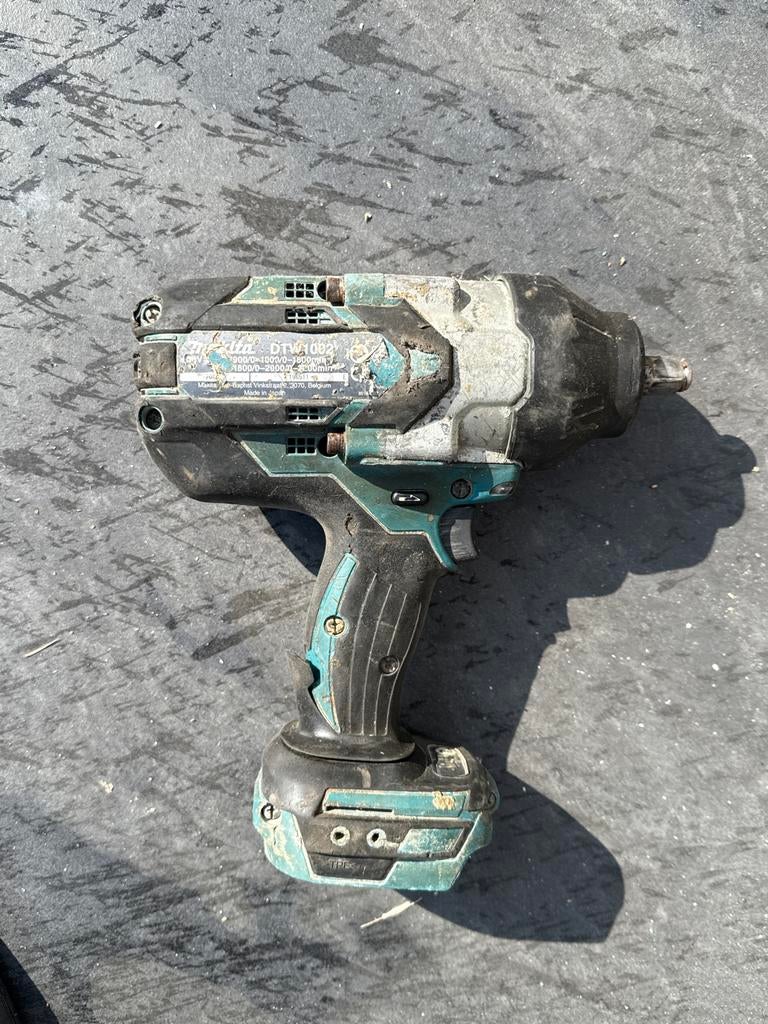 Makita DTW1002 Accu Slagmoersleutel - Krachtig en Gebruikt, Ophalen, Gebruikt, Overige typen, Variabele snelheid