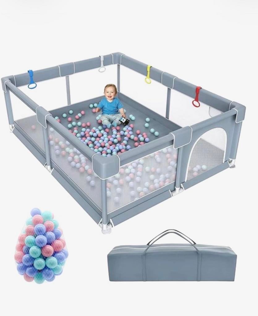 Skye & Scott grondbox 180x150x66 cm - Compleet, Kinderen en Baby's, Boxen, Zo goed als nieuw, Rechthoekig, Ophalen