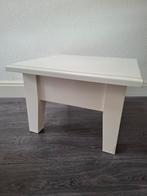 Crème salontafel 60x60, 40cm hoog, Huis en Inrichting, Tafels | Salontafels, Ophalen, Gebruikt, 50 tot 100 cm, Vierkant