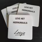 nieuw: 4 onderzetters Loesje: €4,50 inclusief verzenden, Verzenden, Nieuw, Glas of Kopje