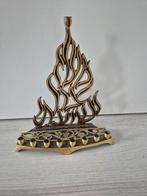 Vintage Chanoekia Hakuli Israël - Messing Vlamontwerp, Ophalen of Verzenden