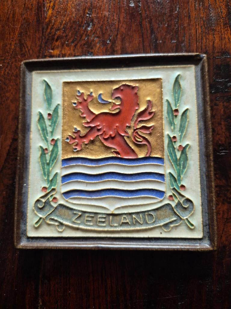 Tegel Zeeland - Porceleyne fles, Ophalen of Verzenden