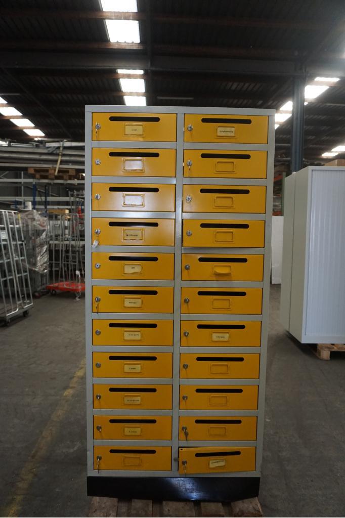 Dubbele locker brievenbuslocker kluisjeskast kluisjes, Huis en Inrichting, Kasten | Lockerkasten, Gebruikt, Ophalen of Verzenden