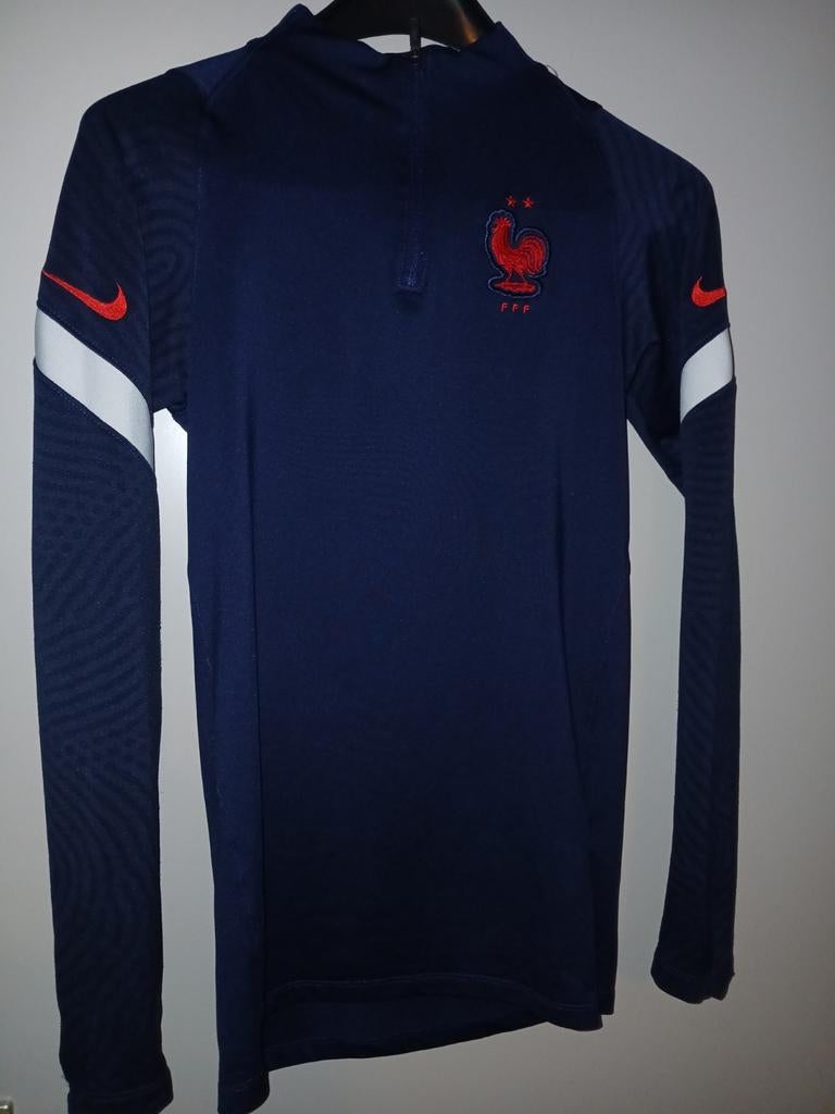 Nike Frankrijk Trainingstrui - Donkerblauw (XS), Blauw, Nike, Ophalen of Verzenden, Voetbal