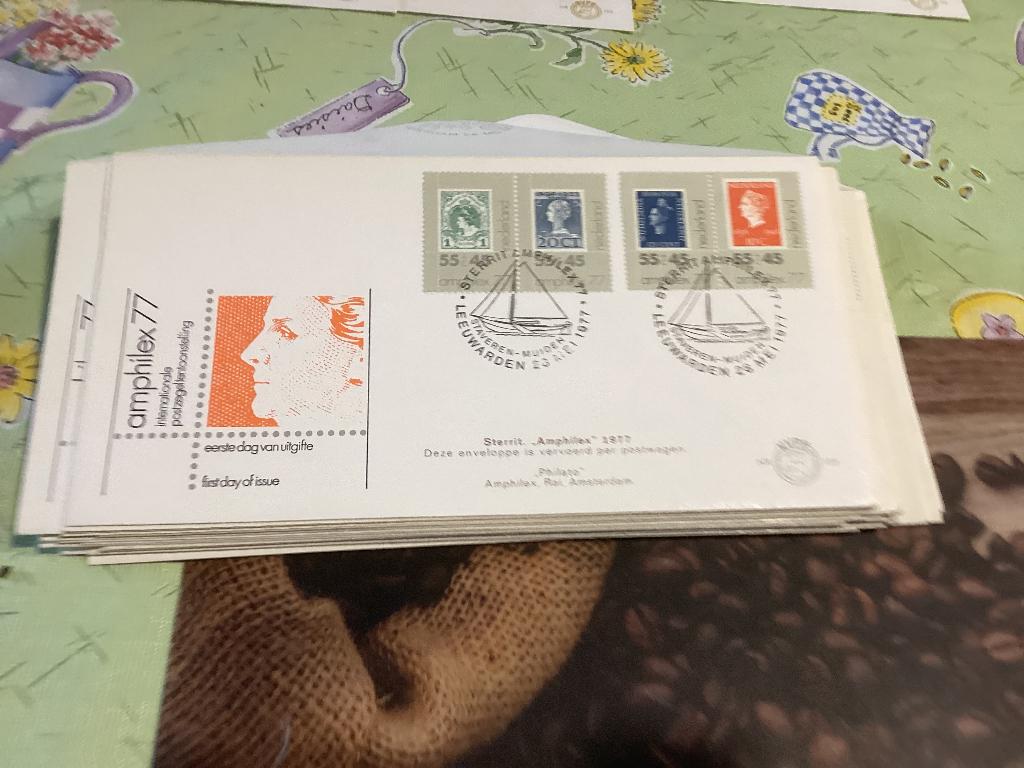No1267 Afwijkend E159 Sterrit Leeuwarden 28 mei 1977 boot He, Postzegels en Munten, Postzegels | Eerstedagenveloppen, Ophalen