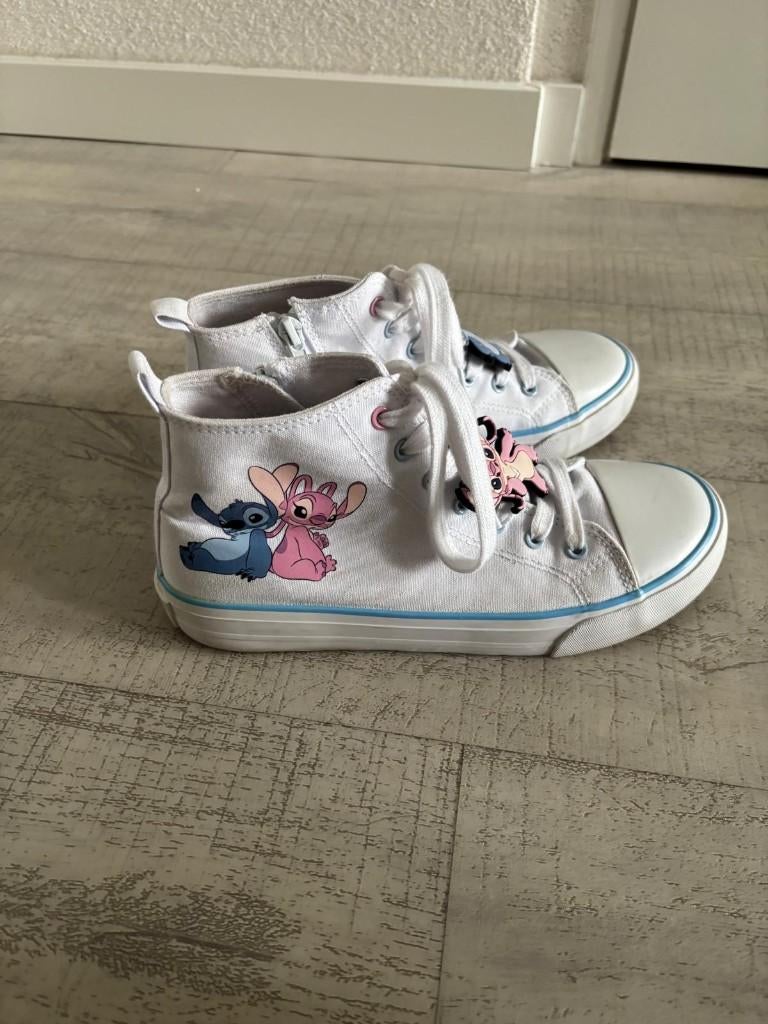 Prachtige hoge sneakers Disney Stitch, wit, maat 38, Kinderen en Baby's, Kinderkleding | Schoenen en Sokken, Disney, Meisje, Schoenen