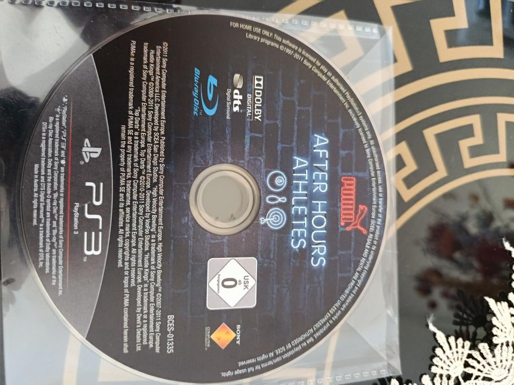 Puma After Hours Athletes PS3 Game, Ophalen, Gebruikt, 1 speler, Vanaf 3 jaar
