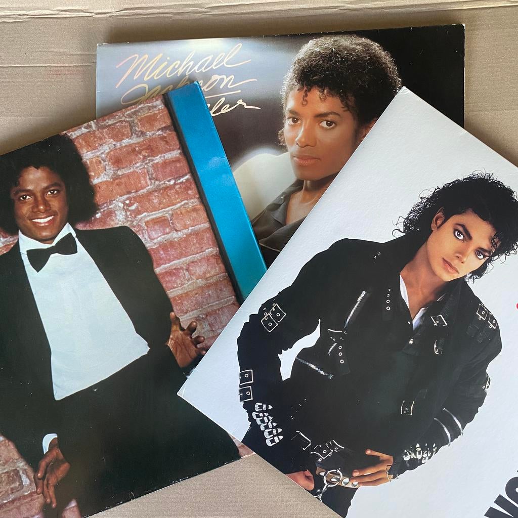 Drie albums - Michael Jackson, Ophalen of Verzenden, Zo goed als nieuw, 12 inch
