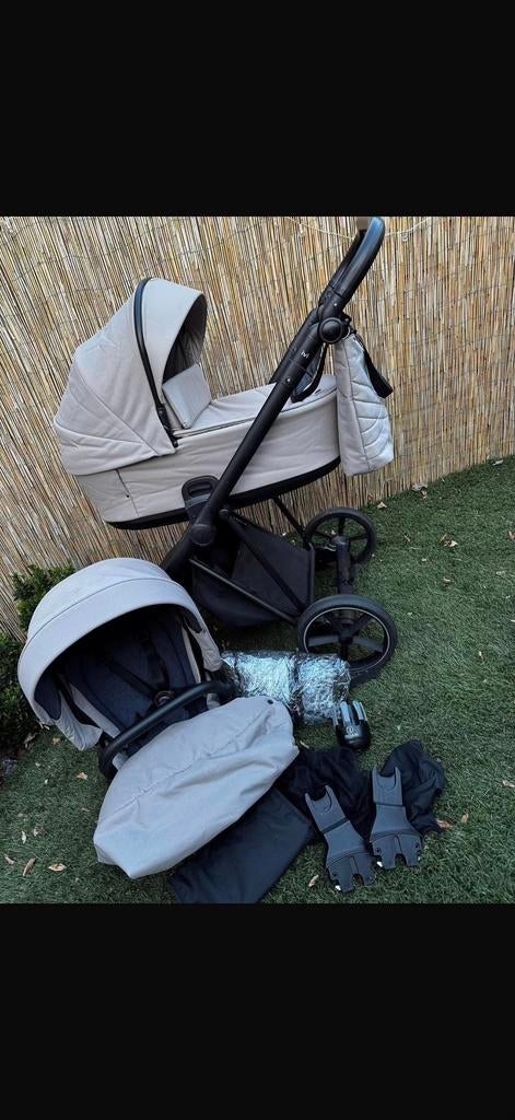 Kinderwagen met reiswieg en voetenzak, Overige merken, Gebruikt, Ophalen of Verzenden, Combiwagen