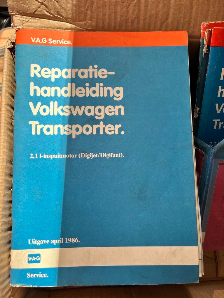 Werkplaatshandboek VW Transporter 2.1 l-inspuitmotor, Ophalen of Verzenden