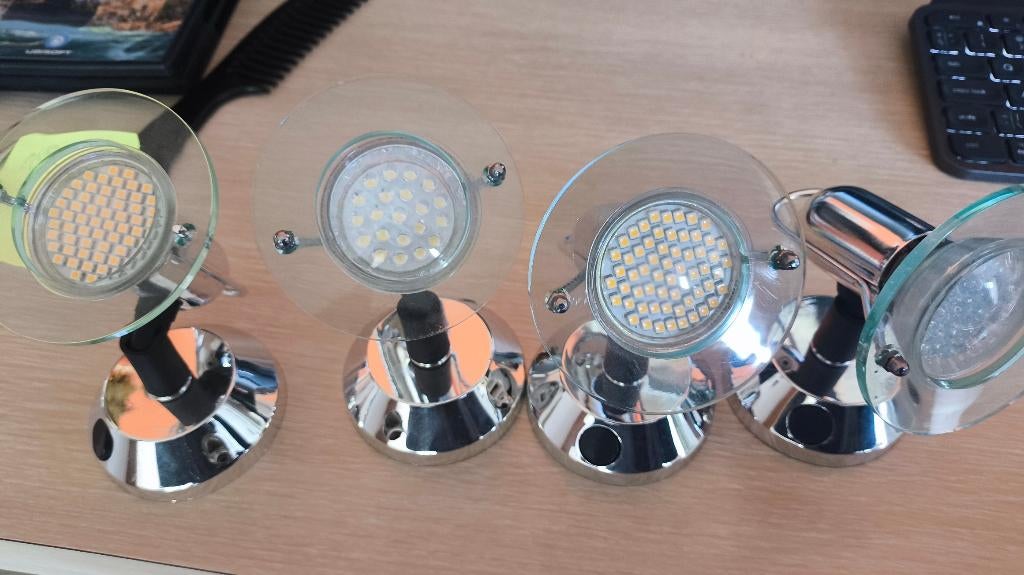 Led spots steekwagentje, heater kachel, Ophalen of Verzenden, Gebruikt