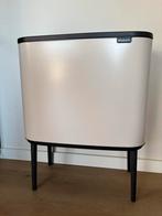 Brabantia Bo Touch Bin 3x11 liter - soft beige, Ophalen, 50 tot 75 cm, Zo goed als nieuw, Metaal