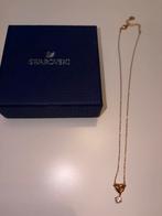 Swarovski ketting roségold hartje, Sieraden, Tassen en Uiterlijk, Kettingen, Ophalen of Verzenden, Zo goed als nieuw, Roze, Met kristal