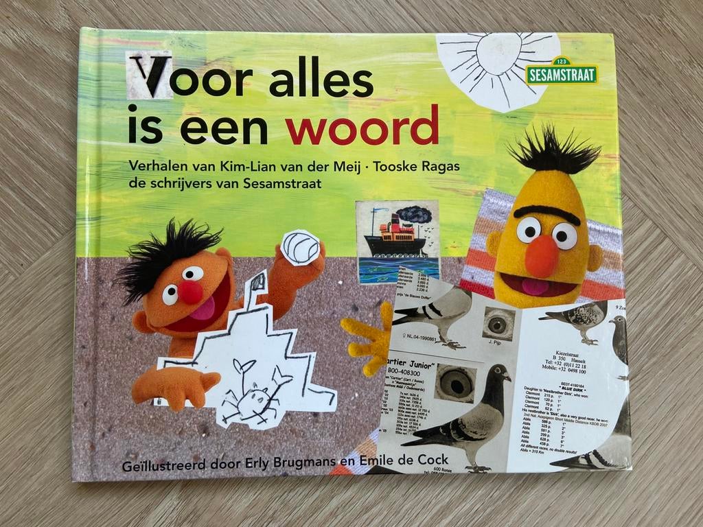 Voor alles is een woord - Sesamstraat voorleesboek, Ophalen of Verzenden, Gelezen, Prentenboek