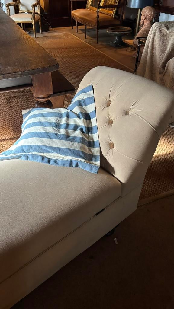 Chaise longue daybed, Ophalen of Verzenden, Zo goed als nieuw, Eenpersoons, Minder dan 150 cm