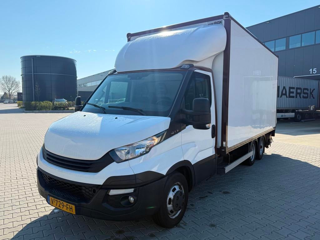 Iveco 40C/35 3.0 Bakwagen Clixtar LaadKlep Airco Wit Euro 6, Auto's, Achterwielaandrijving, Gebruikt, Euro 6, 4 cilinders