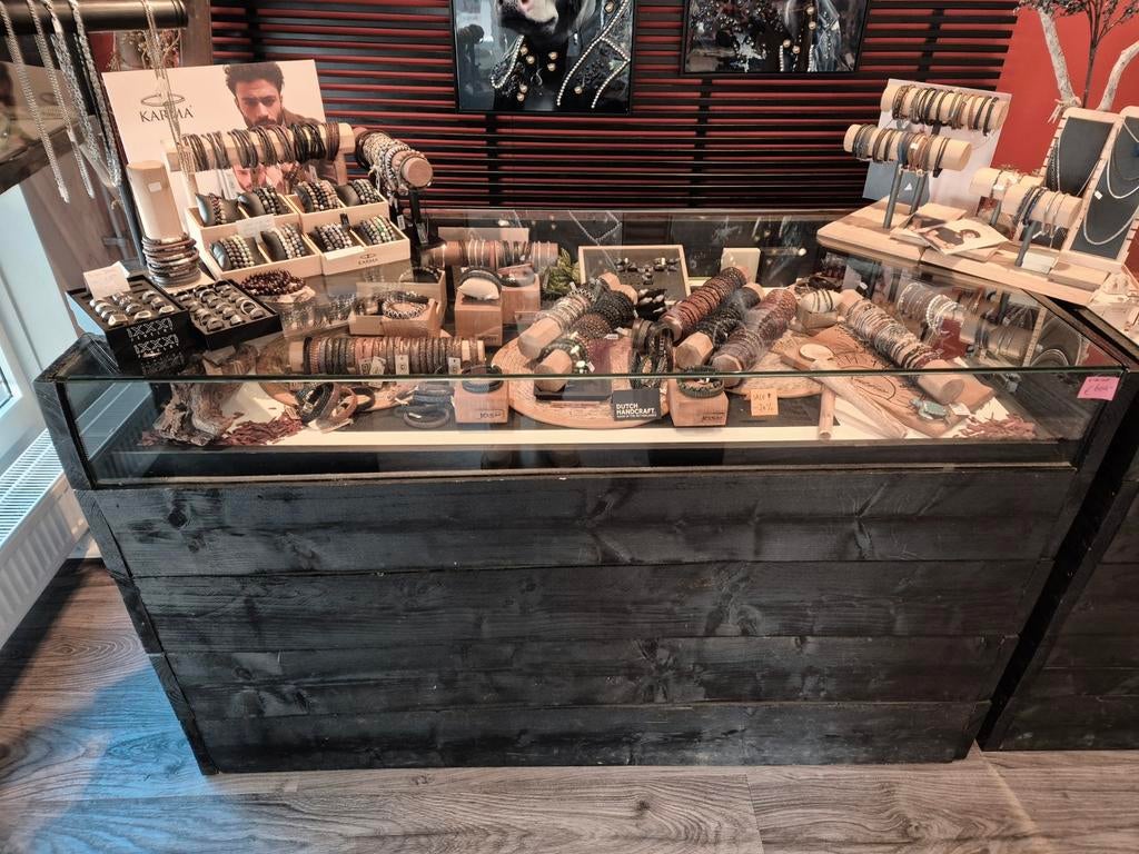 Complete winkelinrichting steigerhout, ook per stuk te koop!, Ophalen of Verzenden