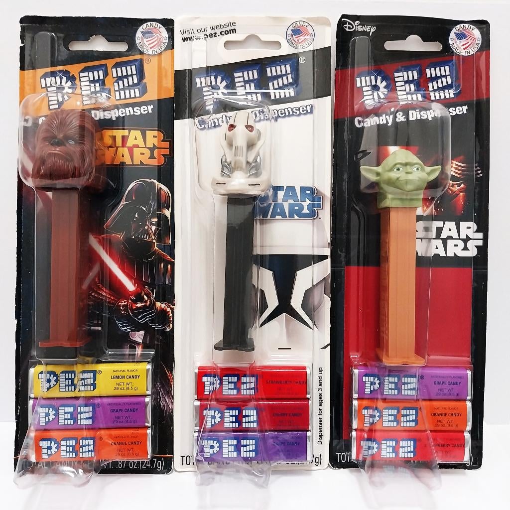 Amerikaanse PEZ Star Wars dispensers NIEUW in de verpakking, Verzamelen, Star Wars, Ophalen of Verzenden, Nieuw, Actiefiguurtje