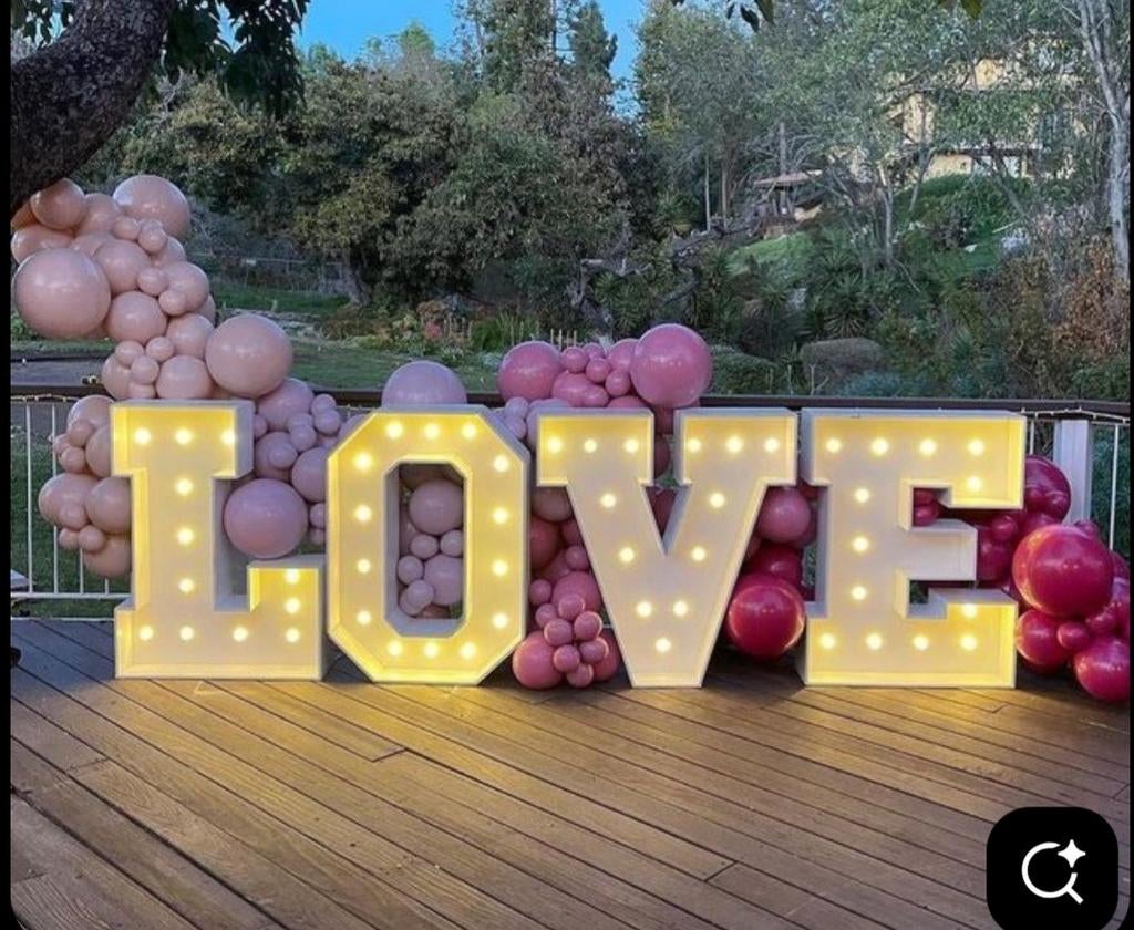 Love licht letters & audio guestbook, Ophalen of Verzenden