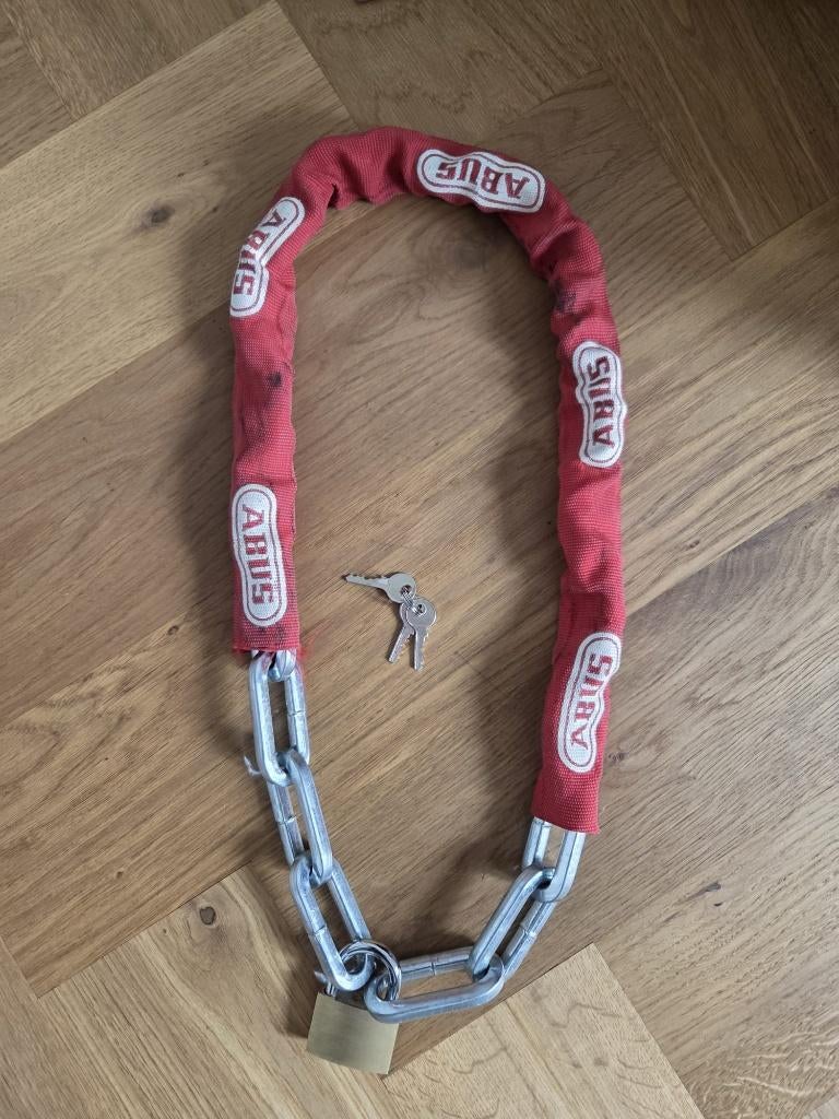 Fietslot, Ophalen, Gebruikt, Kettingslot