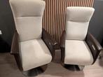 2 elektrische Sta-op stoelen van prominent, Huis en Inrichting, Stoelen, Ophalen, Gebruikt, Twee, Bruin