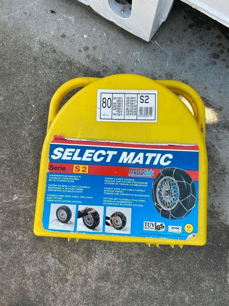 Select Matic S2 sneeuwkettingen maat 80 - Z0 goed als nieuw, ., Ophalen of Verzenden, Zo goed als nieuw, .