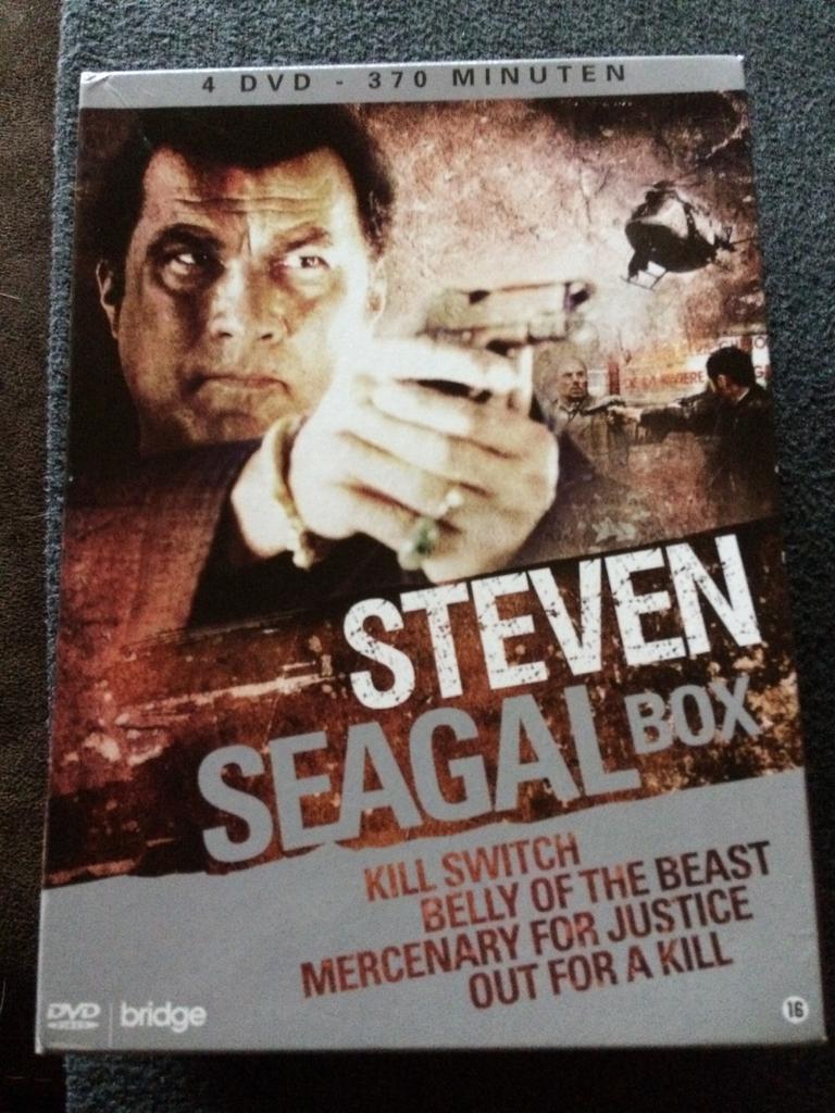 Dvd Box Steven Segal 4 dvd’s, Cd's en Dvd's, Vanaf 16 jaar, Boxset, Actie, Ophalen of Verzenden
