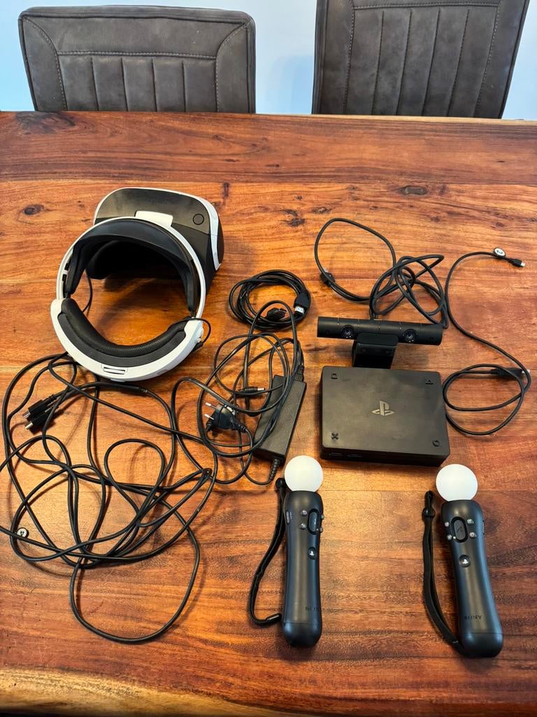 Vr bril voor ps 4 incl toebehoren, Ophalen of Verzenden, Zo goed als nieuw, Met 1 controller, Original