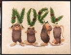 clear stamps Muizen, tekst NOEL NIEUW, Ophalen of Verzenden, Nieuw, Clearstamp
