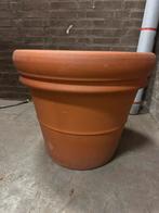 Terracotta pot, Rond, Ophalen of Verzenden, Zo goed als nieuw, Aardewerk