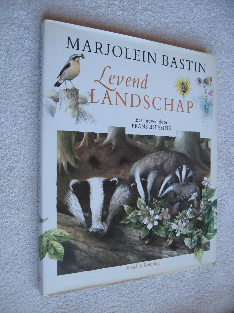 Frans Buissink & Marjolein Bastin - Levend Landschap, Ophalen of Verzenden, Zo goed als nieuw, Frans Buissink & Marjolein Bastin