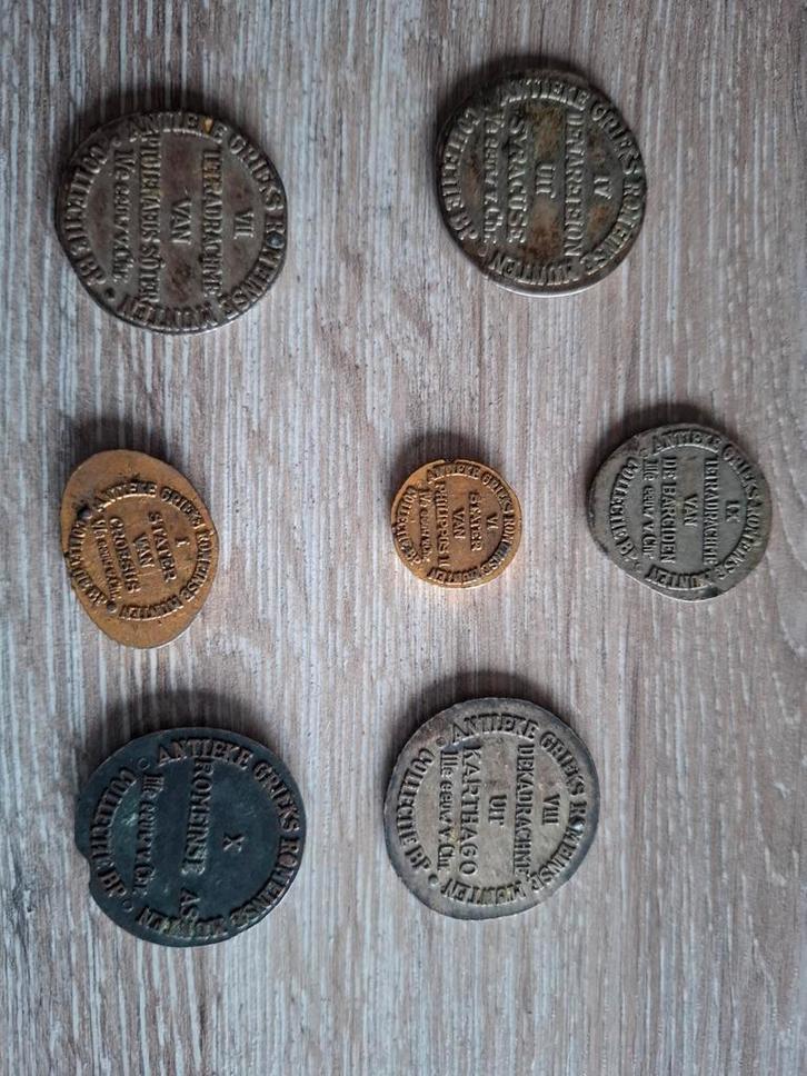 7 Antieke Grieks-Romeinse Munten - BP Collectie, Postzegels en Munten, Munten | Europa | Niet-Euromunten, Setje, Overige landen