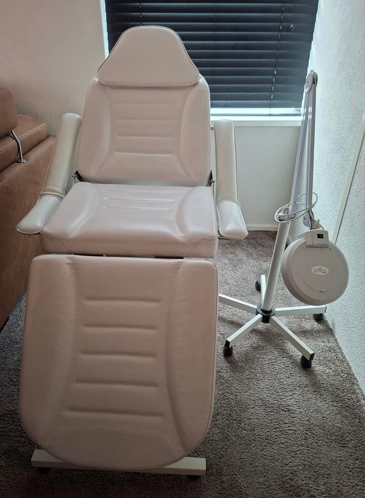 Behandelstoel hydrolisch met lamp en stoel, Ophalen of Verzenden, Overige typen