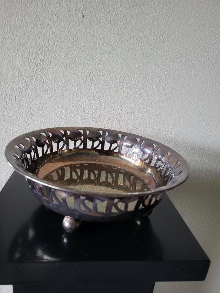 Alessi Rosenschale Vintage - Josef Hoffmann verzilverd, Antiek en Kunst, Antiek | Schalen, Ophalen