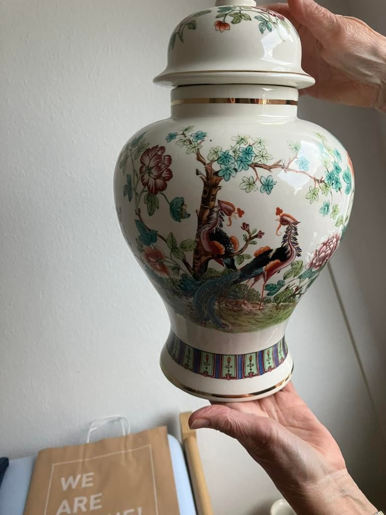 Set van beschilderde vazen, Antiek en Kunst, Ophalen