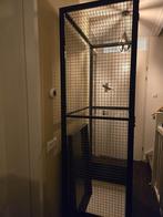 Vogelkooi / Volière op wielen, Dieren en Toebehoren, Vogels | Hokken en Kooien, Ophalen of Verzenden, Gebruikt, Metaal, Vogelkooi